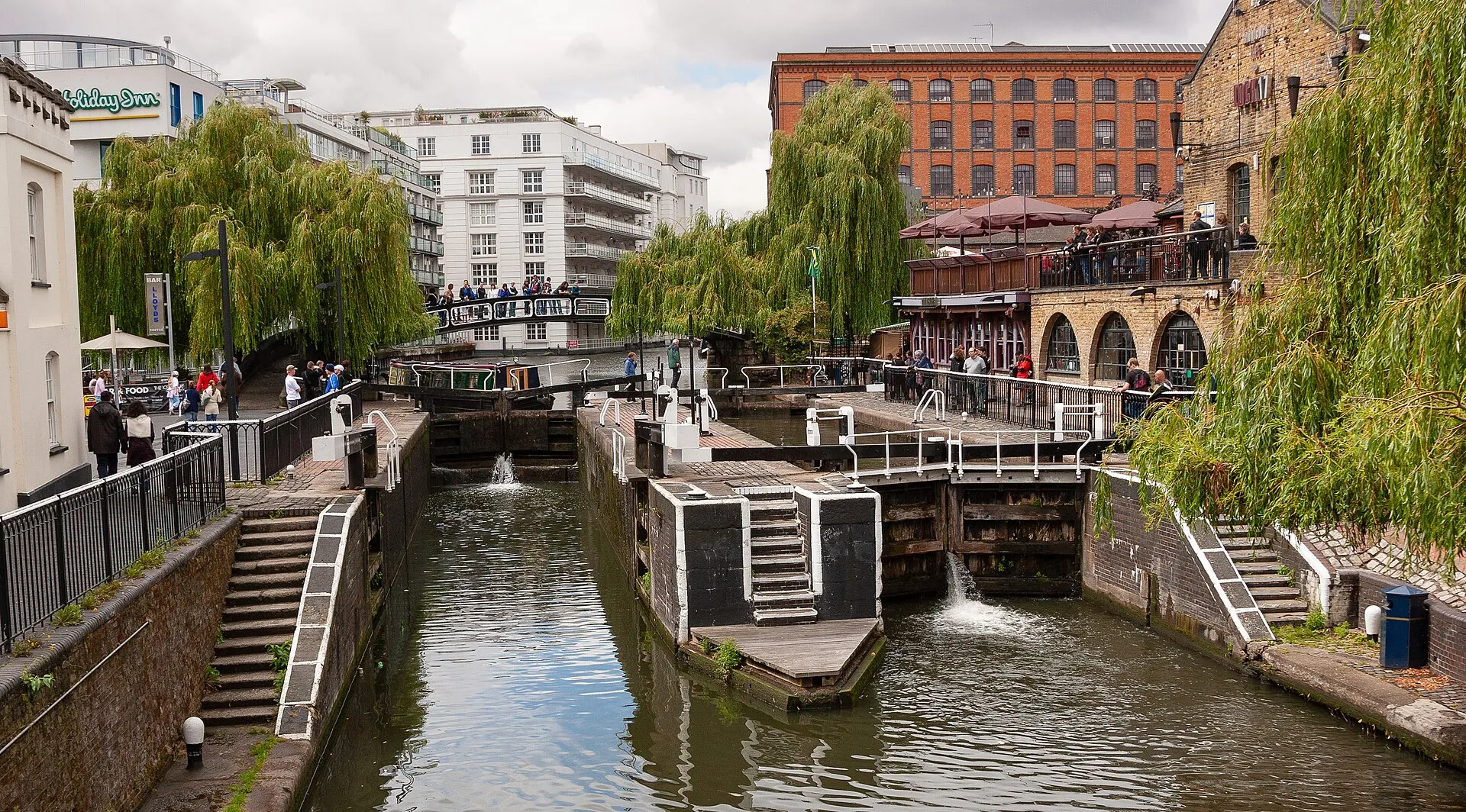 Schleusenbecken und Kanal bei Camden Lock