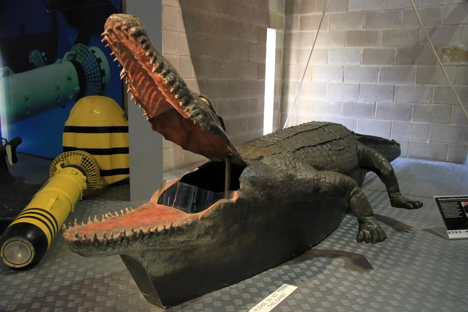 Krokodil-Tauchfahrzeug aus Octopussy im National Motor Museum