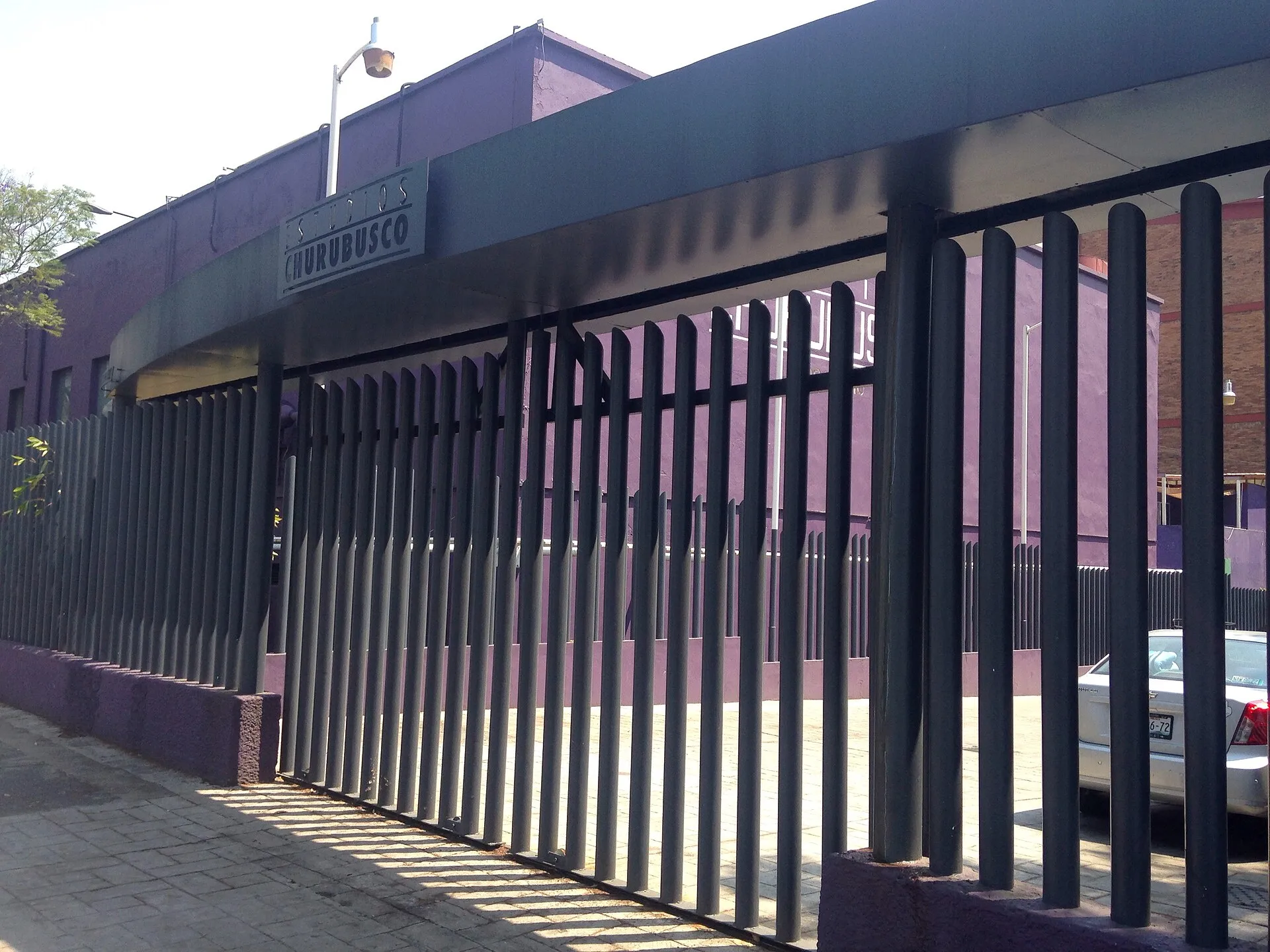 Eingang der Estudios Churubusco in Mexiko-Stadt