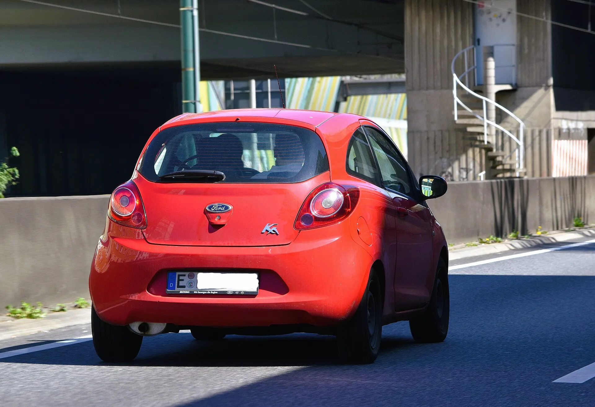 Ford Ka der zweiten Generation in Fahrt