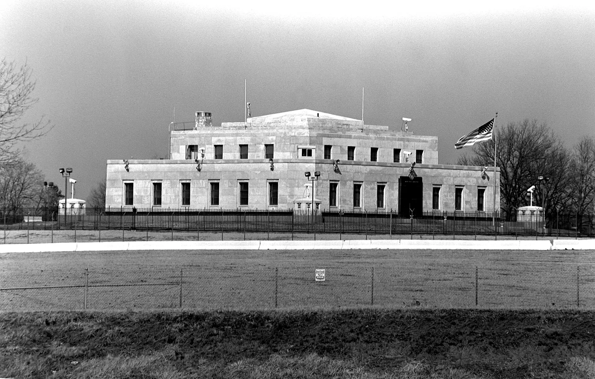 Außenansicht des Golddepots der Vereinigten Staaten in Fort Knox