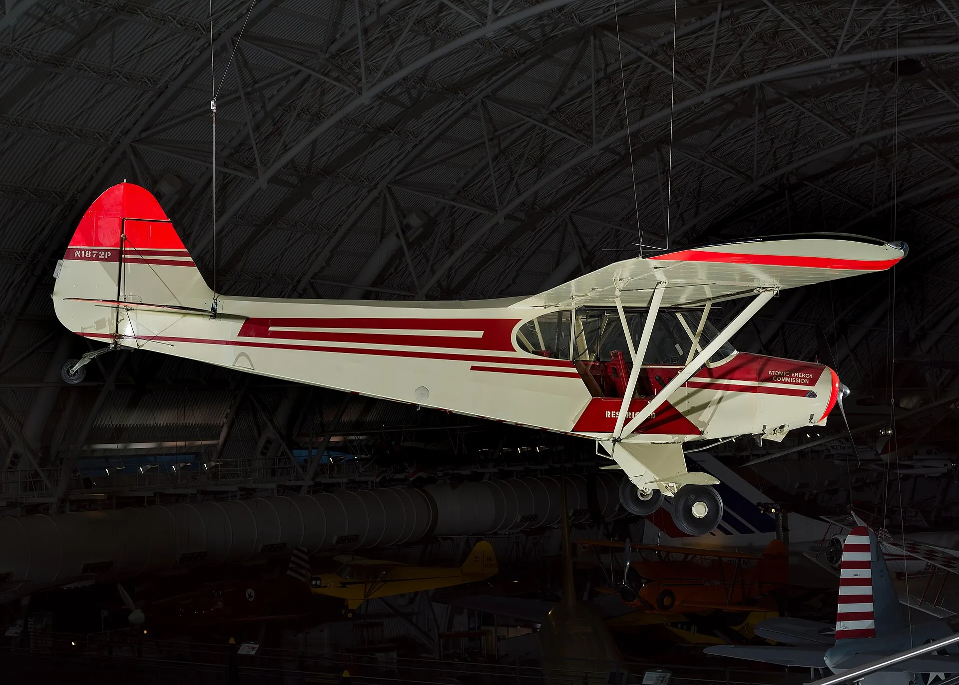 Piper PA-18 Super Cub im Museum