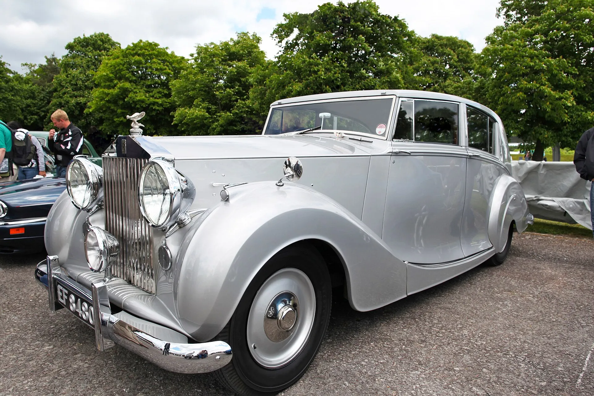 Silberner Rolls-Royce Silver Wraith von 1948